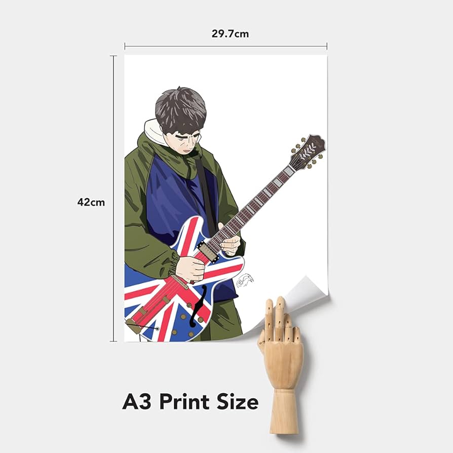 oasis & Noel Gallagher ポスター 4枚セット Noel Gallagher wall art